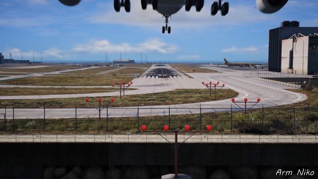 Emergency Landing Failed in GTA 5 (Biggest Airplane Left Runway and Crash in Water) смотреть онлайн