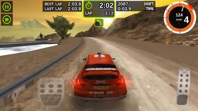 Rally Racer Dirt Mobile Game Gameplay Hydro Power Station 2 laps 2000 Drift Challenge 1 Stage 6 смотреть онлайн