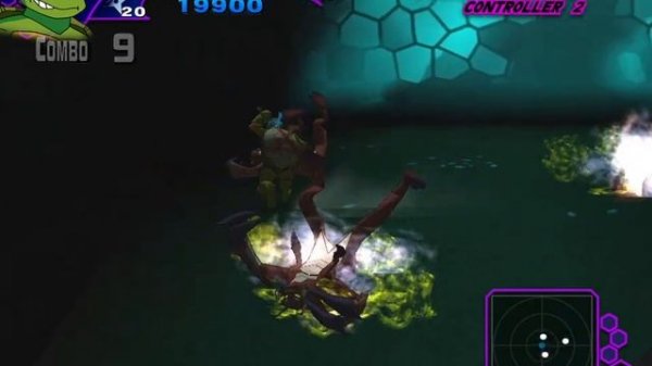 TMNT (2003 Game) Walkthrough Stage 5 Notes From The Underground Part 1 ( Leonardo )