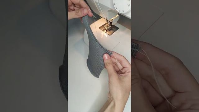 Обработка вязаного трикотажа подгибкой смотреть онлайн