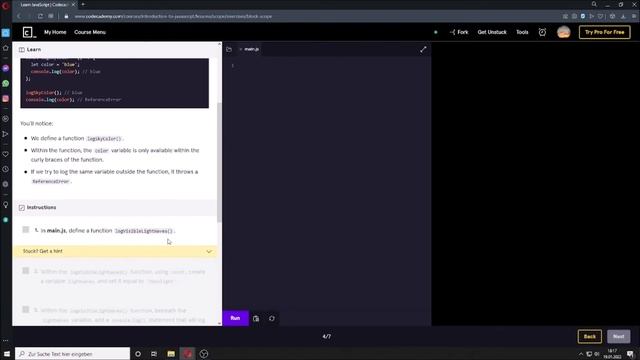 Lesson #5 JavaScript on Codeacademy смотреть онлайн