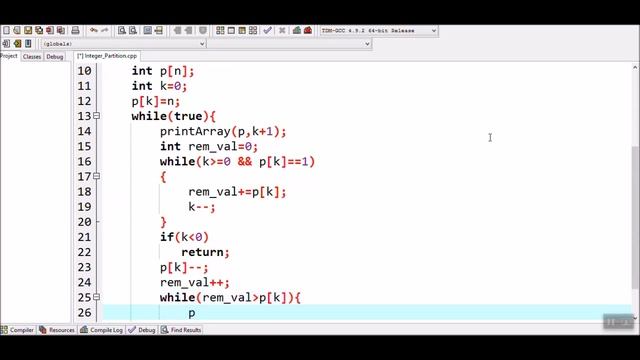 How to Generate All Unique Partitions of an Integer in C++ смотреть онлайн