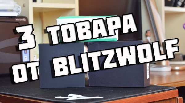 3 ИНТЕРЕСНЫХ ТОВАРА ОТ BLITZWOLF с Алиэкспресс