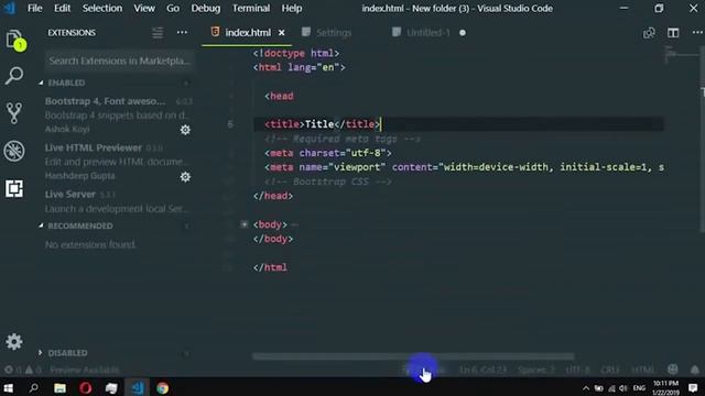 [FR] Visual Studio Code : Installation et Utilisation de Live Server смотреть онлайн