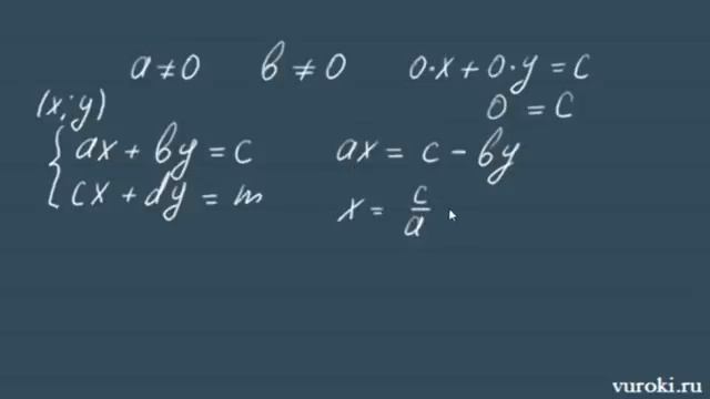 СИСТЕМА УРАВНЕНИЙ с двумя переменными РЕШЕНИЕ смотреть онлайн