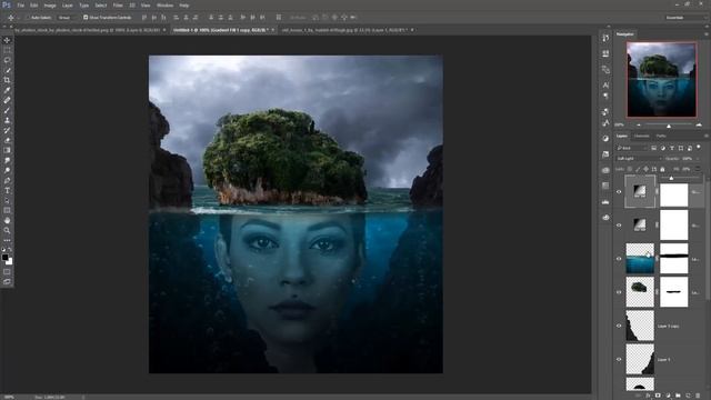Fantasy island photo manipulation | photoshop tutorial cc смотреть онлайн