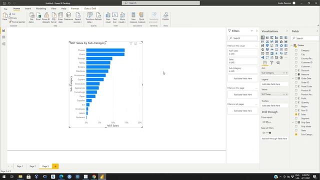 Porcentaje del total Power BI смотреть онлайн