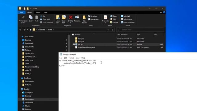 SEPERATE .nuke folders for NUKE 12 & 13 | #python #THARUN_GANAPATHI смотреть онлайн