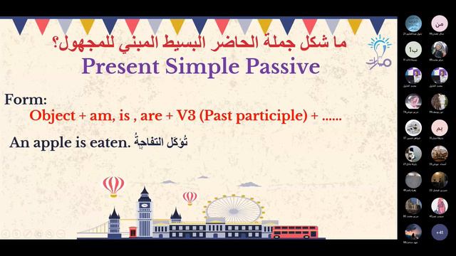 Present Simple Passive | درس Present Passive | اللغة الإنكليزية تاسع смотреть онлайн