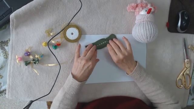 Muñeco De Nieve.  Muñecos De Nieve Tejer. Снеговик .Снеговик вяжем спицами. Мастер-класс Tetyana