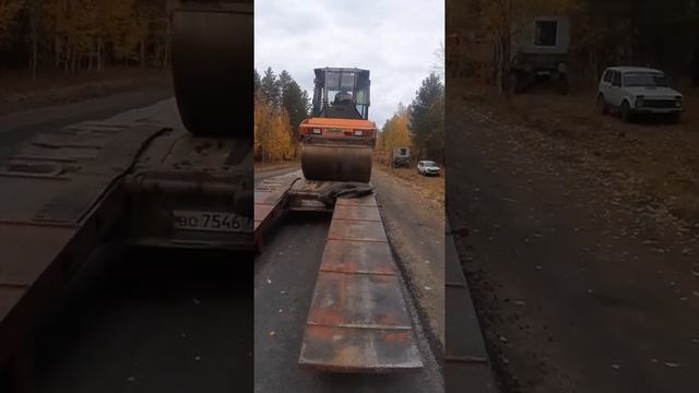 КАТОК ХАММ ЗАСКРЕБСЯ НА ТРАЛ