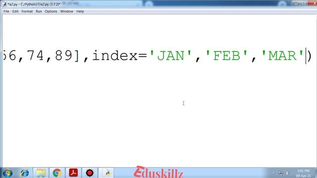 Creation of a Series with Dictionary & NumPy array in Python || Informatics Practices || Class 12th смотреть онлайн