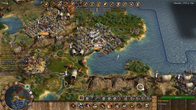 Lets Play Civ 4 Colonization (TAC) #59: Warten auf die Freiheit - Nouvelle-France (Deutsch) смотреть онлайн