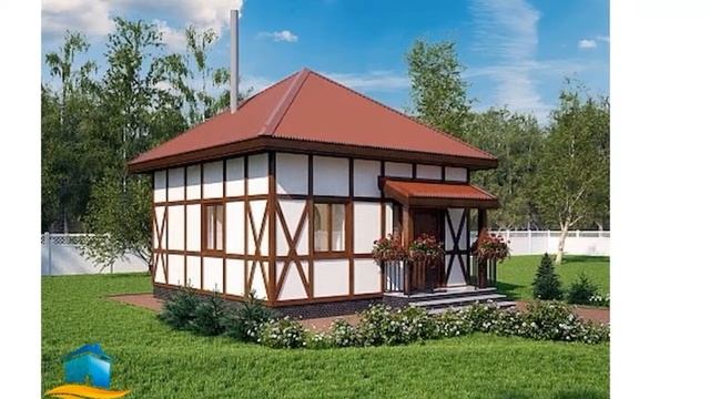 Проект одноэтажного дома 36 квадратных метров (№-169) смотреть онлайн