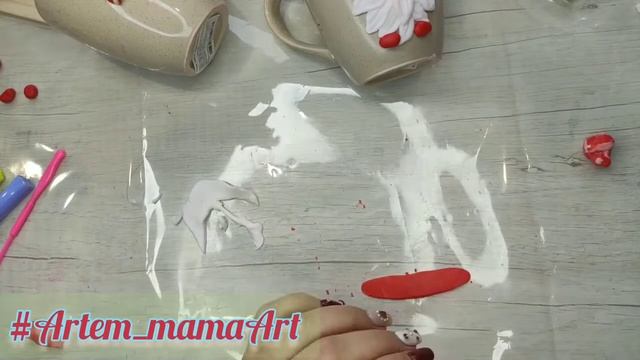 Гномы из полимерной глины на керамических чашках. Как работать с полимерной глиной Как запекать смотреть онлайн
