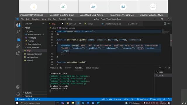Formulario con Node.js y MySQL (insert) - parte 2 смотреть онлайн