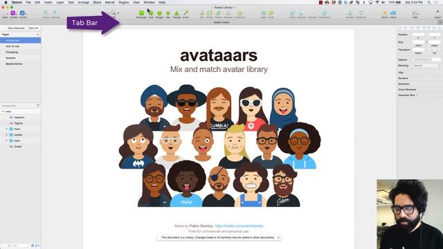 Show Tab Bars on Sketch смотреть онлайн