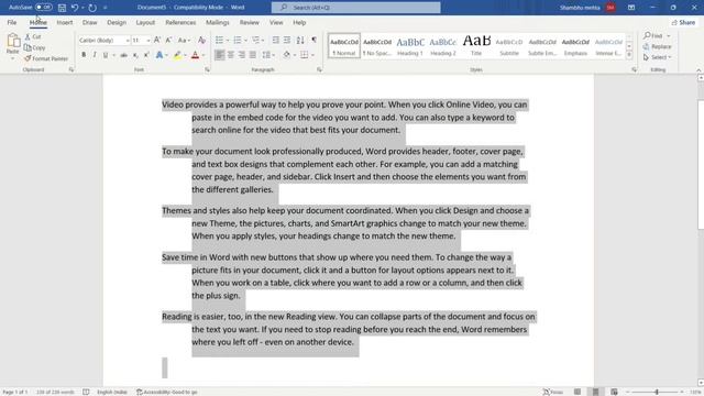 JUSTIFY (CTRL+J) IN MS WORD смотреть онлайн