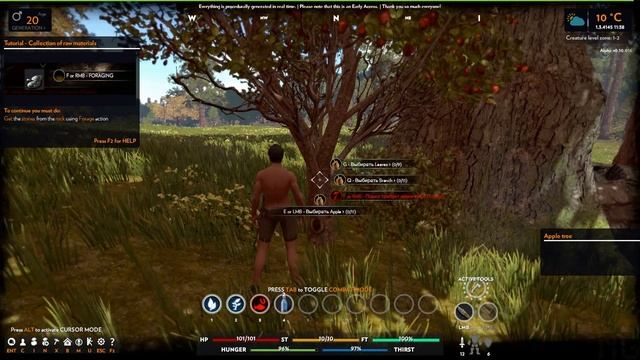 Novus Inceptio - [RUS] Первый взгляд. Первые шаги. Первый крафт! # 01