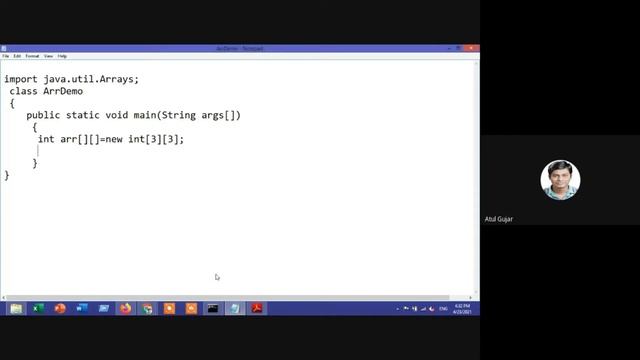 lecture 7 - Array, Arrays Class, Strings, String Class, StringBuffer Class смотреть онлайн