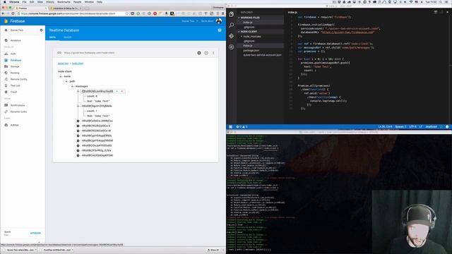 Firebase 3.0: Node Client смотреть онлайн