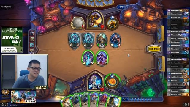 Hearthstone Arena - [Amaz] 12-0 Arena run! Easy-Peasy! смотреть онлайн