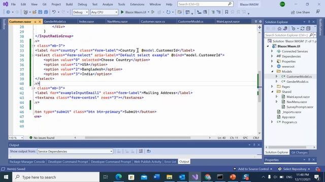 Binding Select Element (Input Select) in DotNet6 Blazor Applicattion смотреть онлайн