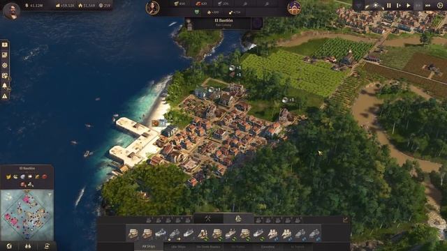 Anno 1800 HIGH LIFE DLC - Managing New World Trade Routes - No Crown Falls Series #7 смотреть онлайн