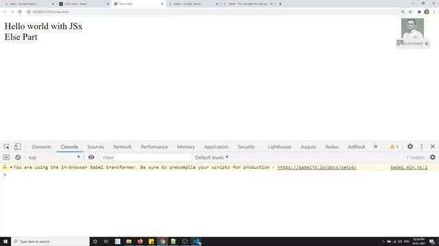 3. Why we need to use JSX. Syntax of the JSX in writing React Code. смотреть онлайн