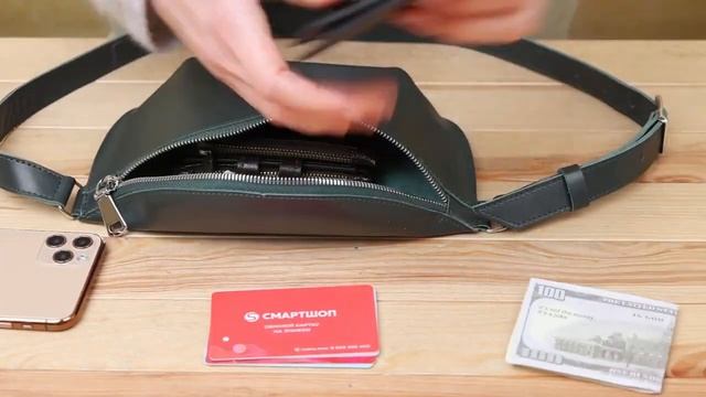 Обзор кожаной бананки SHVIGEL 16390Обзор кожаной бананки SHVIGEL 16390 смотреть онлайн