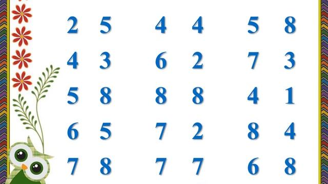 Число и цифра 8. смотреть онлайн