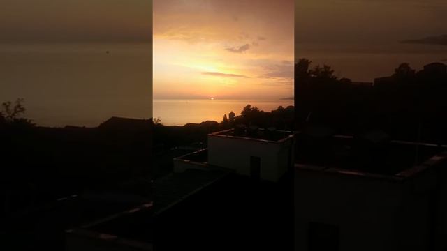 Закат солнца, красота, Сочи, Лоо, Краснодарский край, Ивушка, Черноморское побережье смотреть онлайн