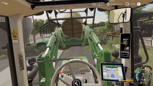 LOADING THE ROUND BALE SHED | Purbeck Valley Farm Farming Simulator 19 - Episode 5 смотреть онлайн