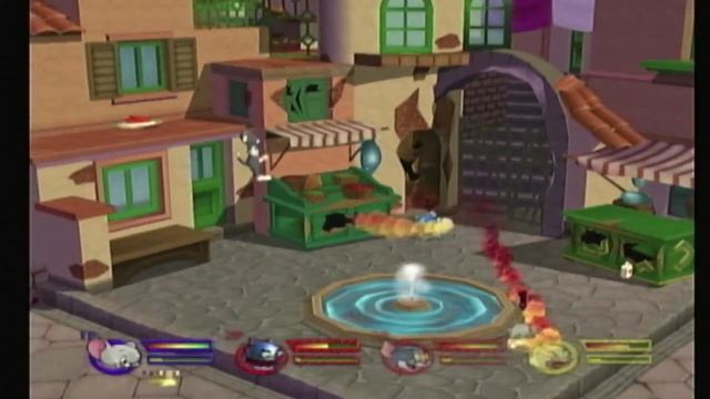 Tom and Jerry War of the Whiskers(1v2v1): Nib. vs R.Cat and Tom vs Duck. Gameplay HD - Kids Cartoon смотреть онлайн