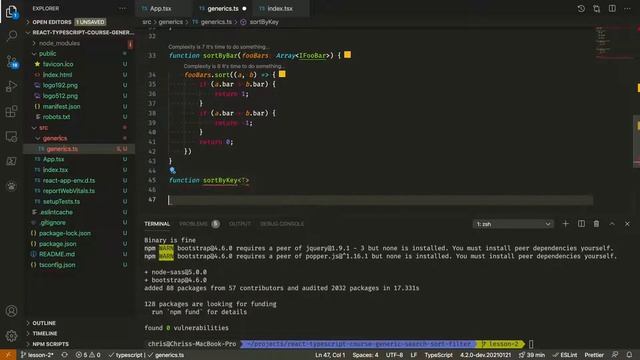 Advanced TypeScript - Lesson 3: A First Look on How to Use TypeScript Generics смотреть онлайн