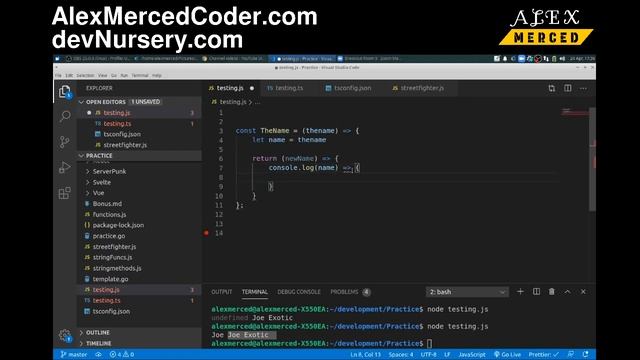 AM Coder - Javascript Functional Programming - The Basics (Immutability, Closure, Currying) смотреть онлайн
