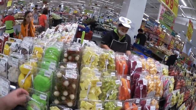 ОБЗОР ПРОДУКТОВ В СУПЕРМАРКЕТЕ «BIG C». ТАИЛАНД. ПХУКЕТ. смотреть онлайн