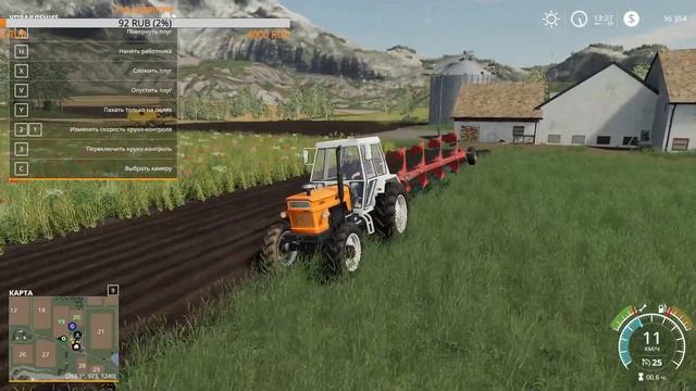 Вместо советов играем в Farming Simulator 2019 продолжаем расширять ферму смотреть онлайн