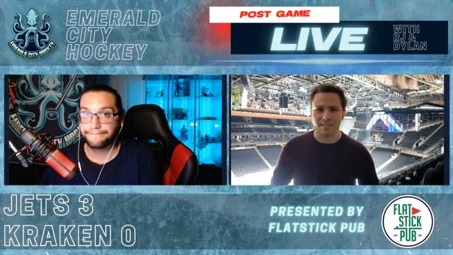 ECH Post Game Live Presented By @FlatstickPub - Jets at Kraken смотреть онлайн