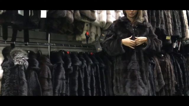 ШУБА НОРКОВАЯ 90 СМ, ГРАФИТ С КАПЮШОНОМ смотреть онлайн