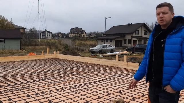 ?Армируем? Вязка арматуры в фундаменте- плита. Правила. смотреть онлайн