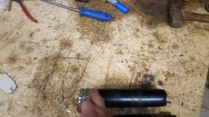 Самодельный глушитель для бензопилы.