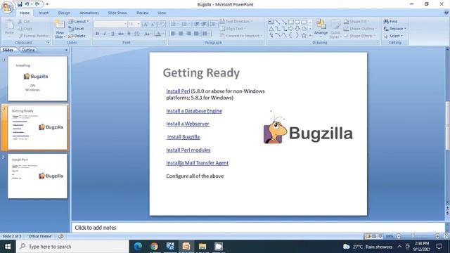 Installing Bugzilla on Windows Part1 смотреть онлайн