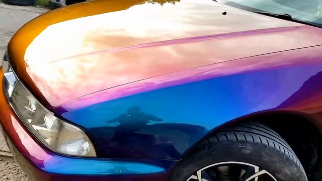 Покрас в ХАМЕЛЕОН ОН: Mitsubishi Diamante /краткий обзор /завершение