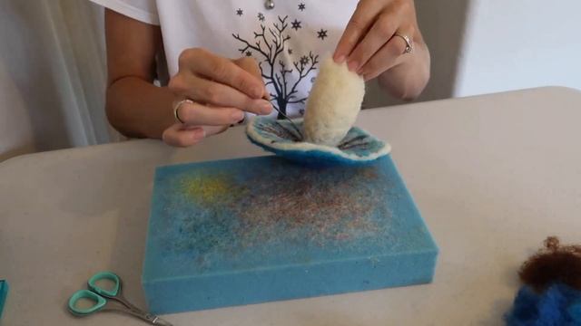 Needle Felt ASMR Mushroom Fairy House смотреть онлайн