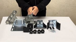 Комплект для откатных ворот SGN от ALUTECH (распаковка)