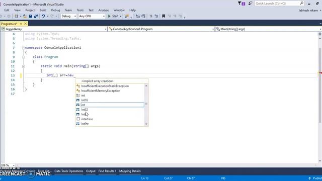 PART 5- TWO DIMENSIONAL ARRAY IN C#||C#, ASP.NET MVC, WEB API, BOOTSTRAP,JQUERY смотреть онлайн