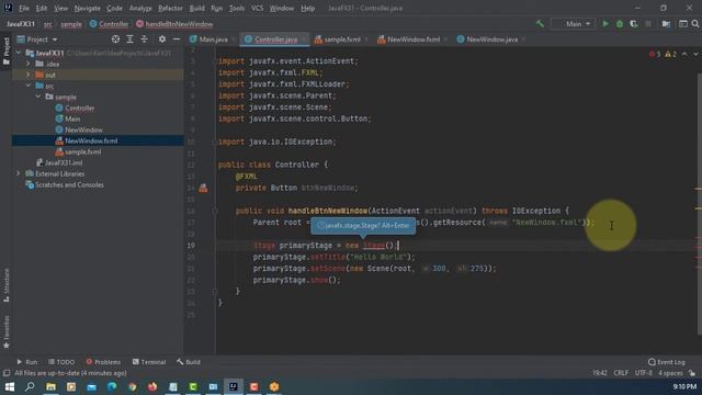 JavaFX 15 Tutorial 31 - Opening a New Window смотреть онлайн