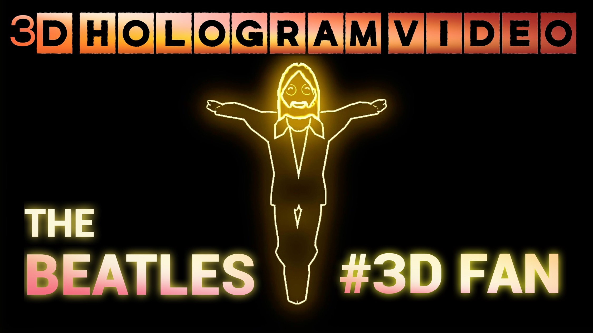 The Beatles. 3D голограмма. Для 3D вентилятора.  #3dhologramfan #hologram #3dhologram