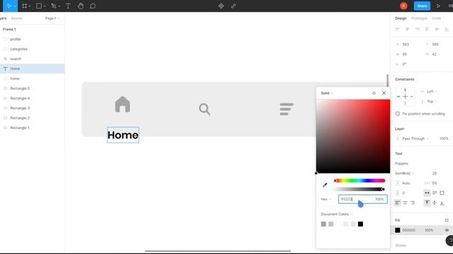 Navigation bar design in Figma смотреть онлайн